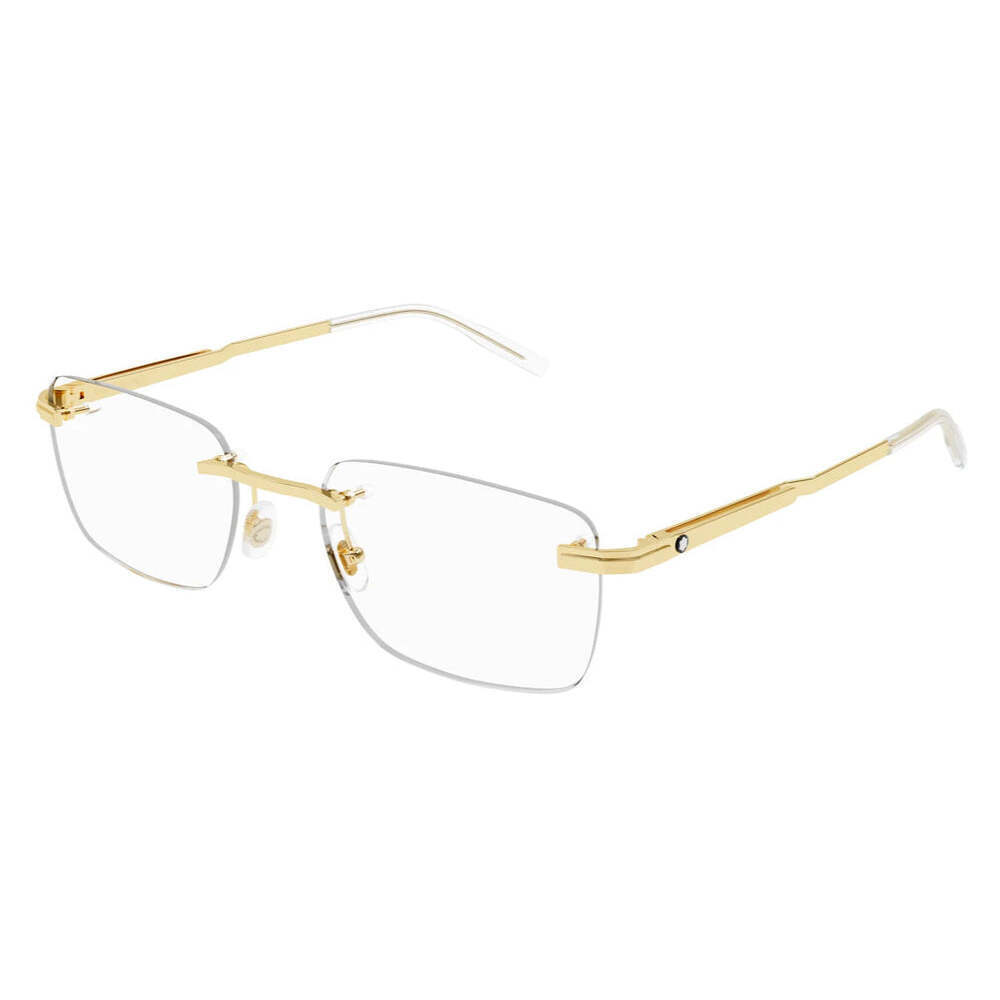 Mont Blanc MB0279O Eyeglasses Gold Metal Rectangle